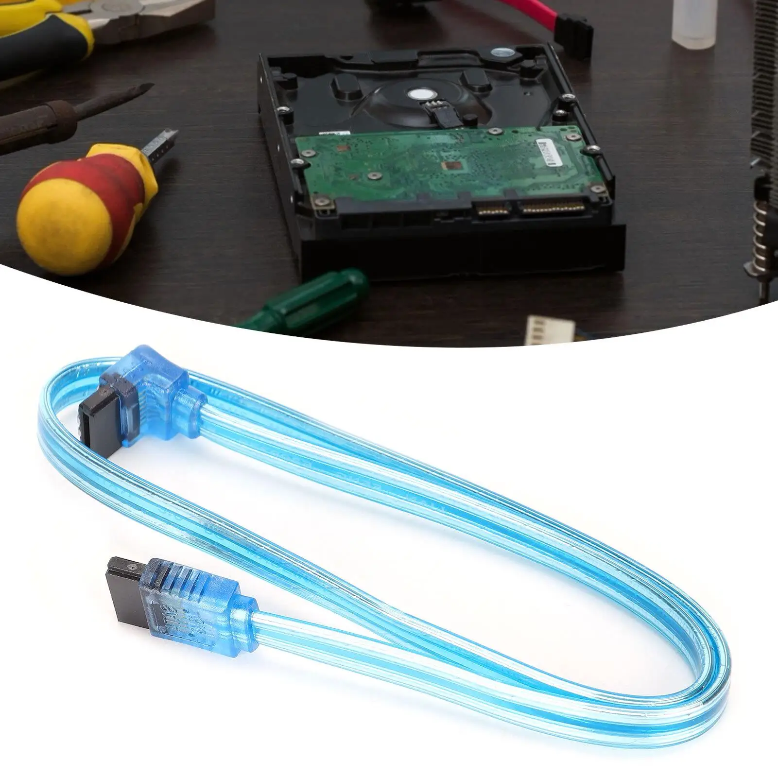 Transparentes blaues USB-Datenkabel für PC, Computer, serielle Port-Verbindung, Solid-State-Kabel 3.0, Hochgeschwindigkeits-Datenübertragung