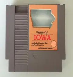 Legend of IOWA Game Cartridge for NES Console