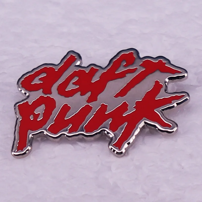 Daft Punk Electronic Music Group Logo Brooch Badge Hard Enamel Pin