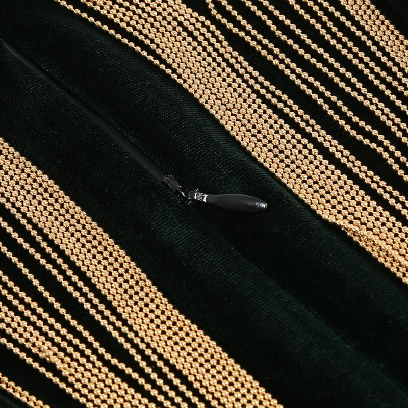 Elegantes Damen-Abendkleid mit V-Ausschnitt, Ballkleid mit langen Ärmeln, modisches Luxus-Party-Outfit mit plissiertem Schlitz