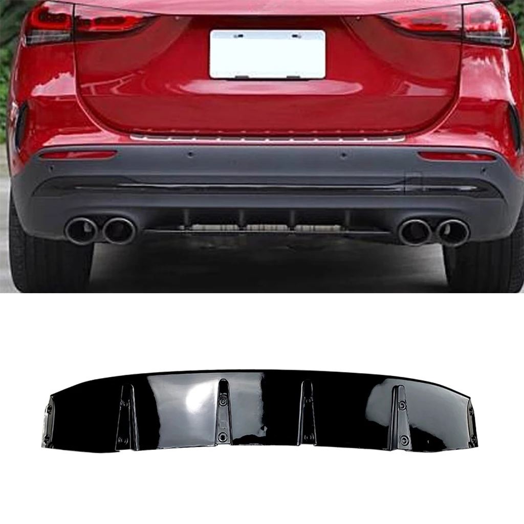 Rear Bumper Diffuser Lip Splitters Spoiler For Mercedes-Benz GLA-Class H247 GLA180 200 220 GLA35 GLA45 AMG Line 2020+