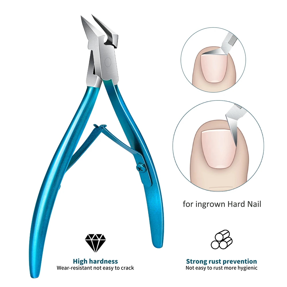 

Toenail Clipper Straight Blade for Ingrown and Thick Nails Stainless Steel Sharp Pointed Tip Ingrown Nail Clipper