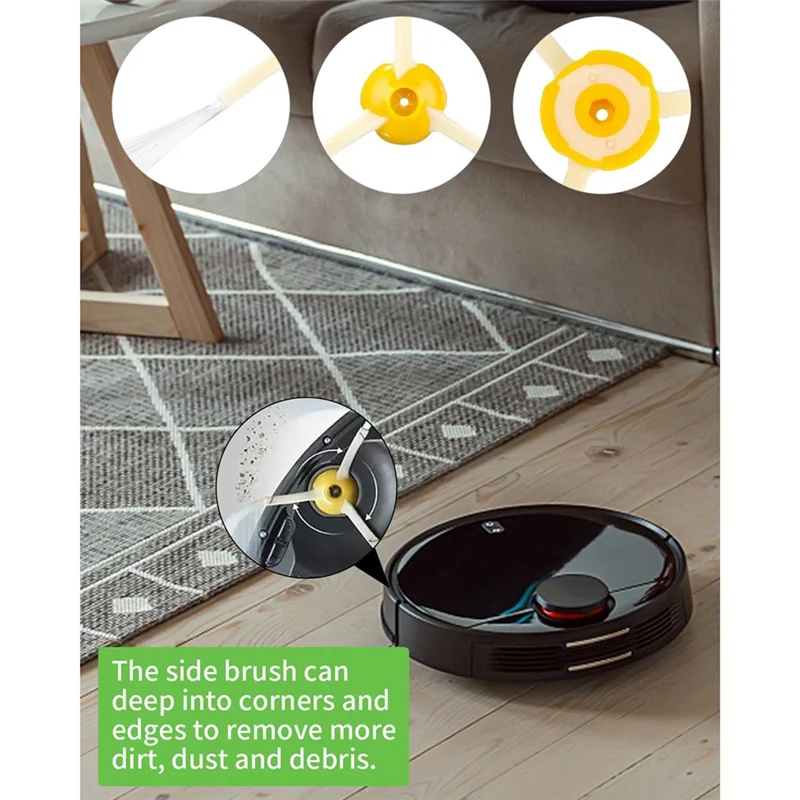 

Покупки для Irobot Roomba 860 865 870 880 896 960 966 971 976 980 981 Робот-пылесос Основная боковая щетка Hepa Filte