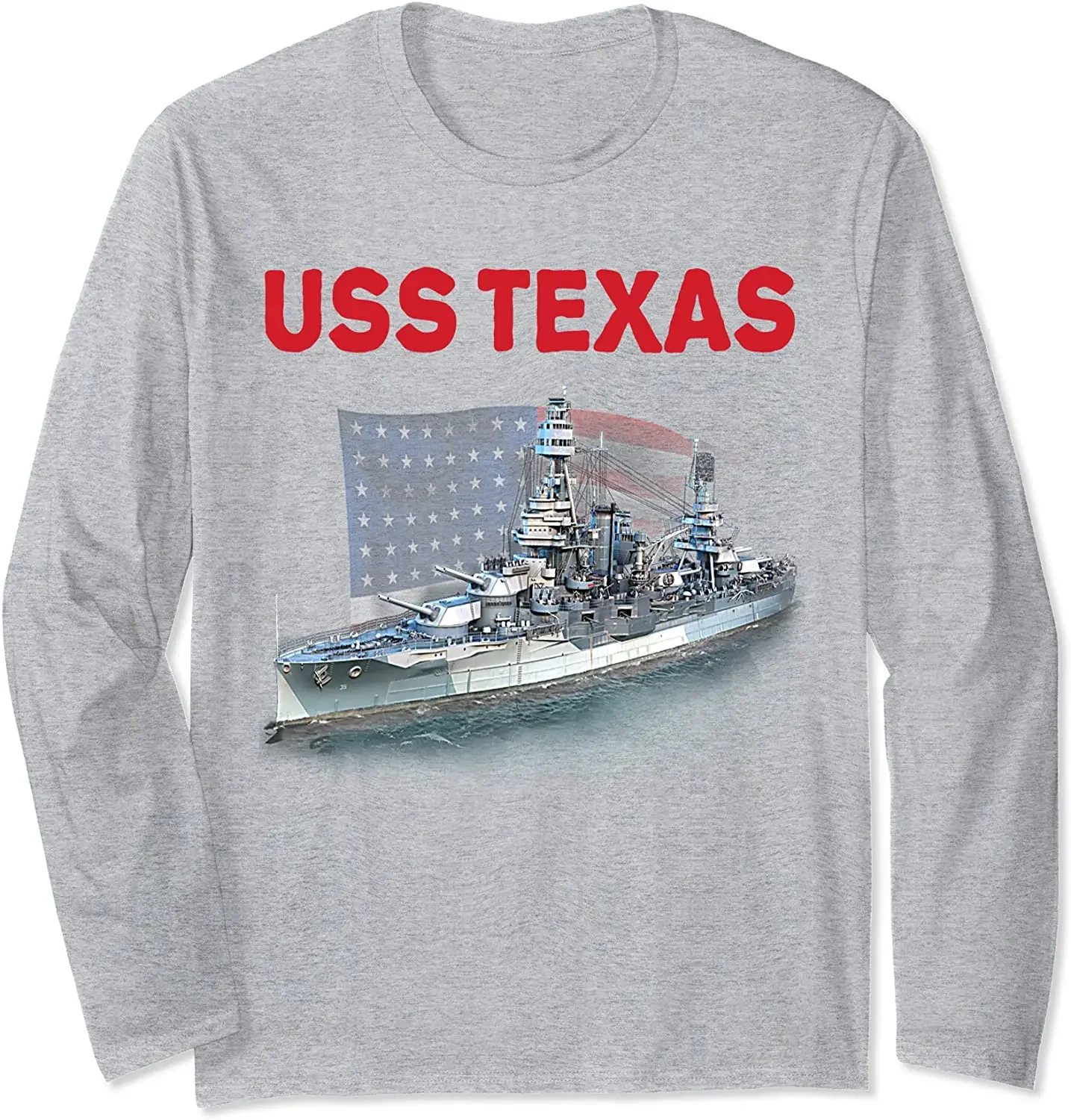 USS Texas The Last Dreadnought Battleship Printed T-Shirt. Premium Cotton Short Sleeve O-Neck Mens T Shirt New S-3XL