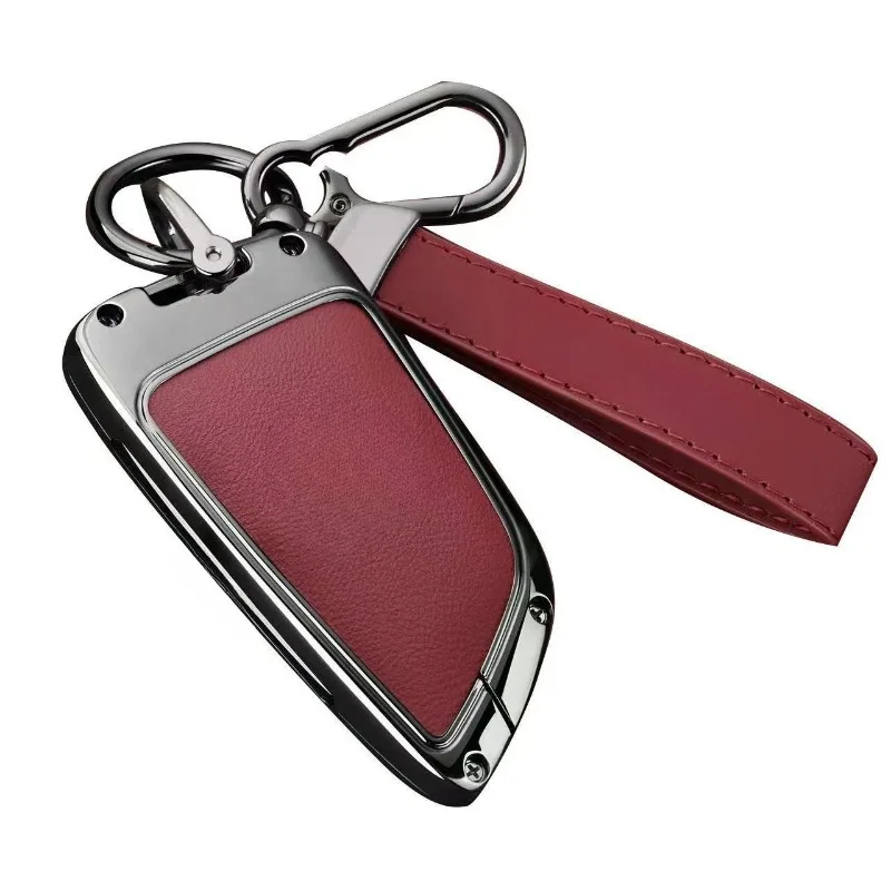 Premium Zinc Alloy Key Cover Case for BMW 3 Series/5 Series/7 Series/X1/X3/X4/X5/X6 - Protective Key Fob Shell Keychain