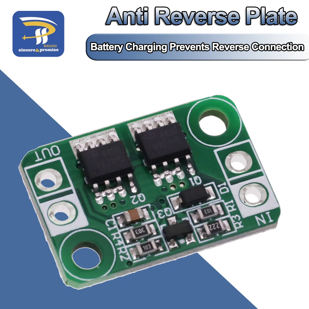 Anti Reverse Connection Power Protection Board For Battery Charging Ideal Diode Module Prevent Reverse Polarity 4A Common Ground