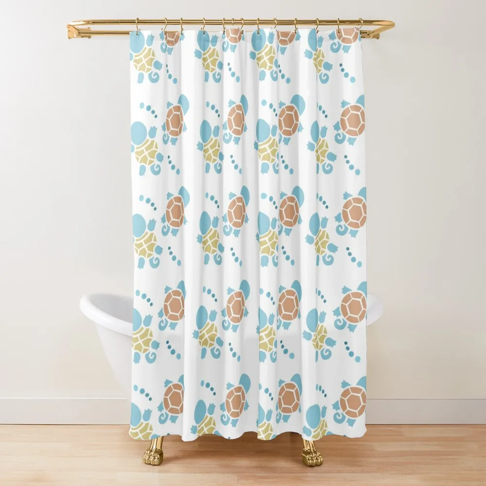 

Poke Tiny Turtles Shower Curtain Shower Bath Accessories For Shower And Services Bathroom Showers Bathroom Box Curtain