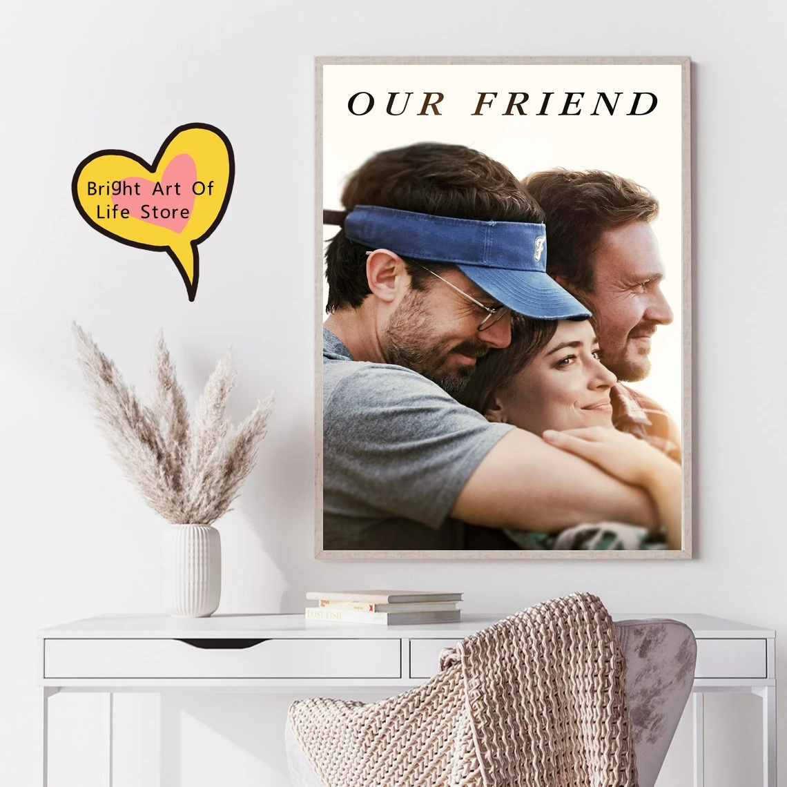 

Our Friend (2019) Movie Poster Cover Photo Print Canvas Wall Art Home Decor (Unframed)