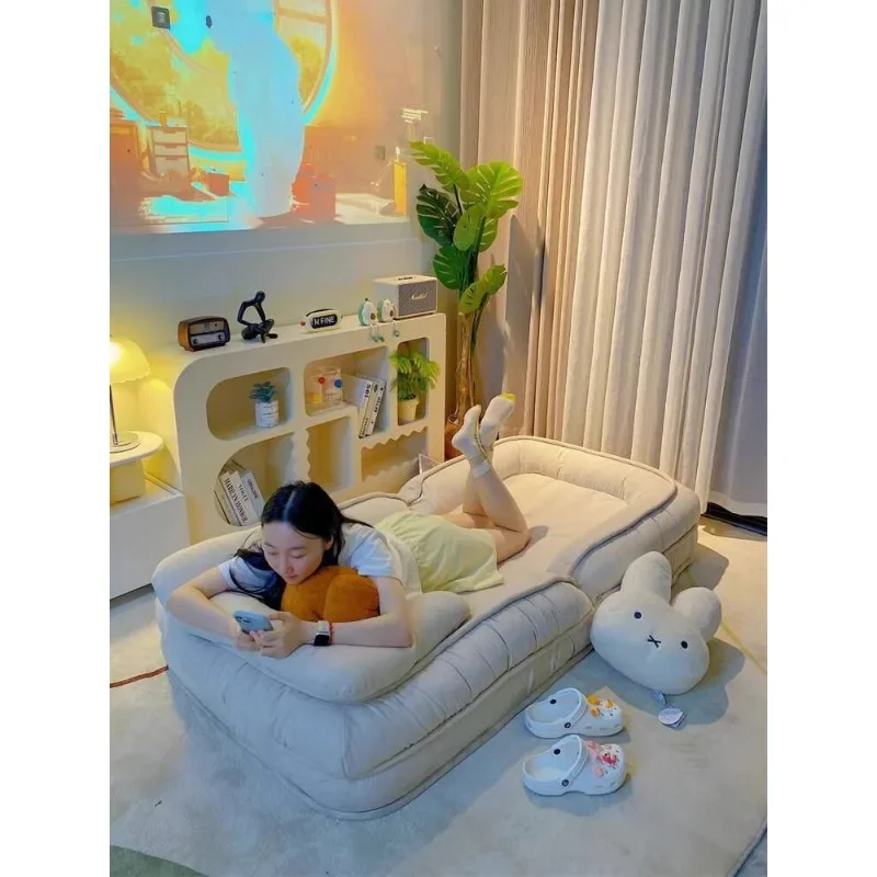 Lazy sofa Human kennel Internet celebrity chair Bedroom reclining and sleeping foldable tatami single sofa bed