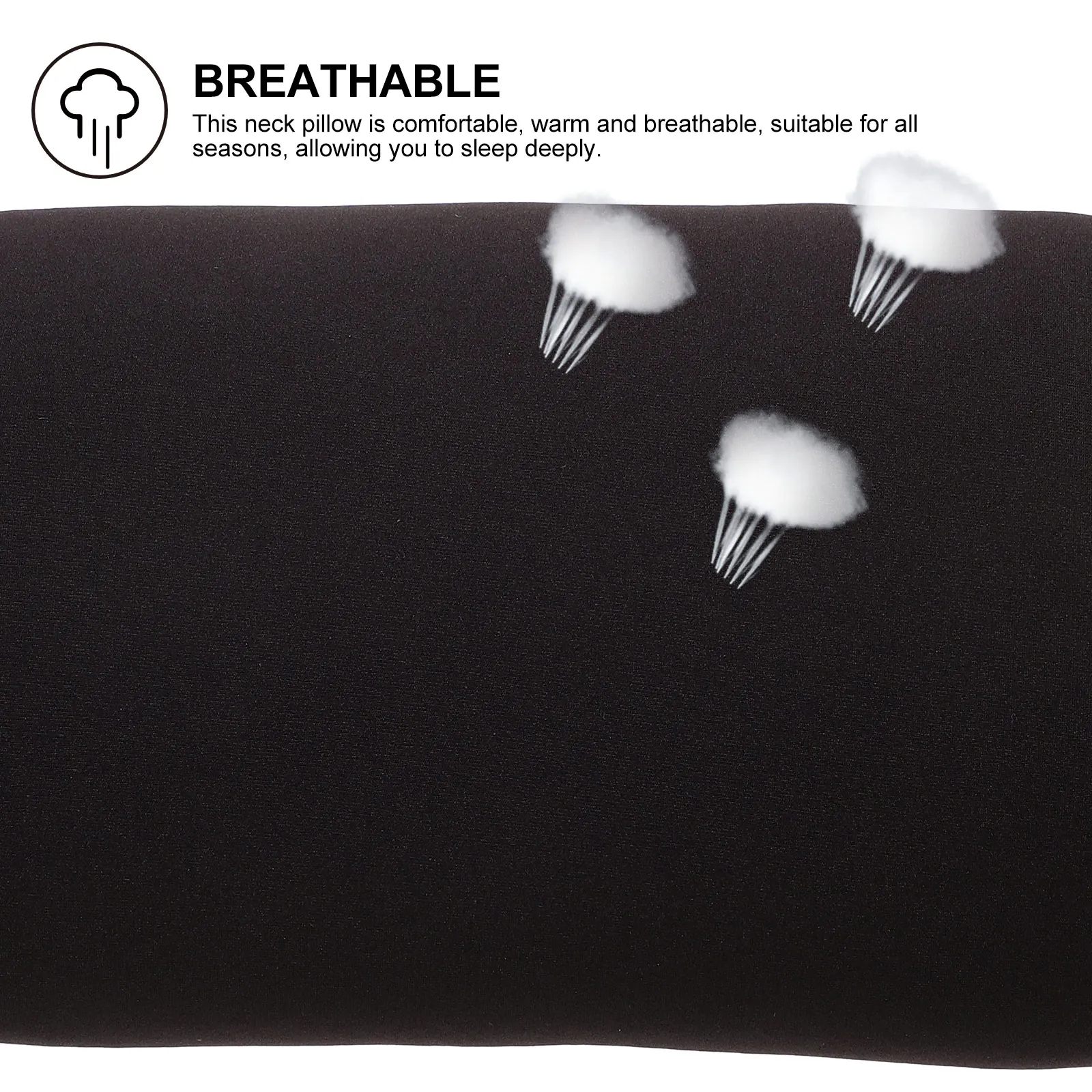 

Neck Pillow Comfortable Breathable All-Season Cervical Roll Support Travel Office Home Use Sleep Accessory Household