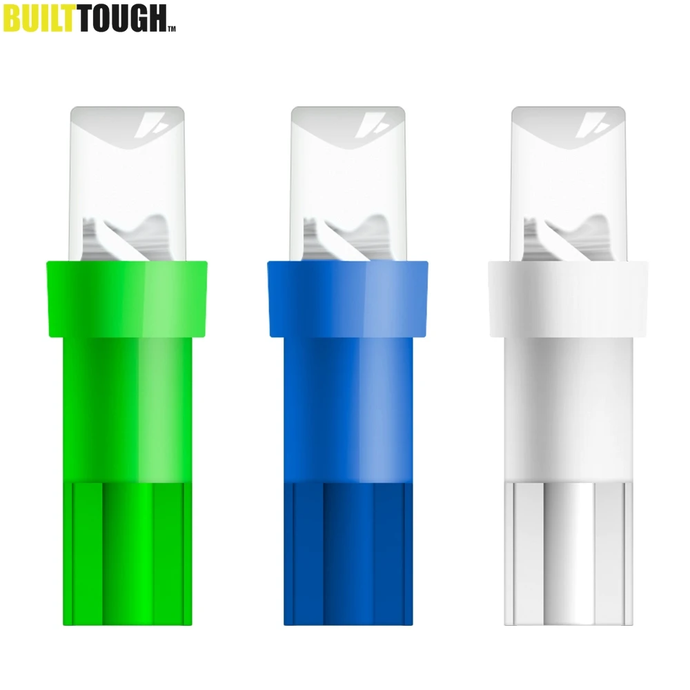 

10X T5 286 Car LED Dashboard Instrument Light Bulbs Interior Gauge Panel Dash Board Side Lamp 12V White Blue Green Car-Styling