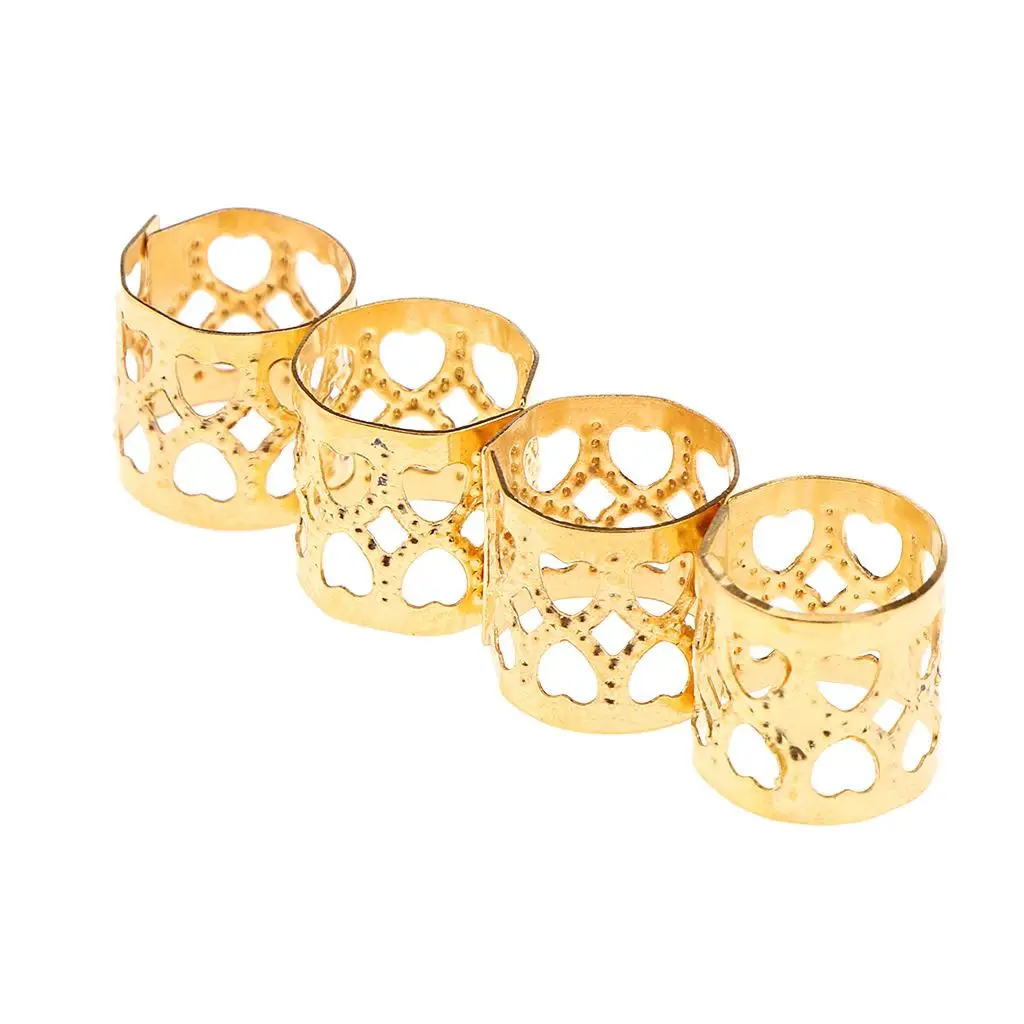 100 Stück Pro Hair Braids Schmuck Ring Manschetten Perlen Haarverlängerungen Dreadlocks