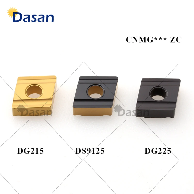 10PCS CNMG120404 DM น ZC CNMG120408 CNMG120412คุณภาพสูงคาร์ไบด์ Slotted CNMG DG215 CNC เครื่องกลึงเครื่องตัดเครื่องมือ