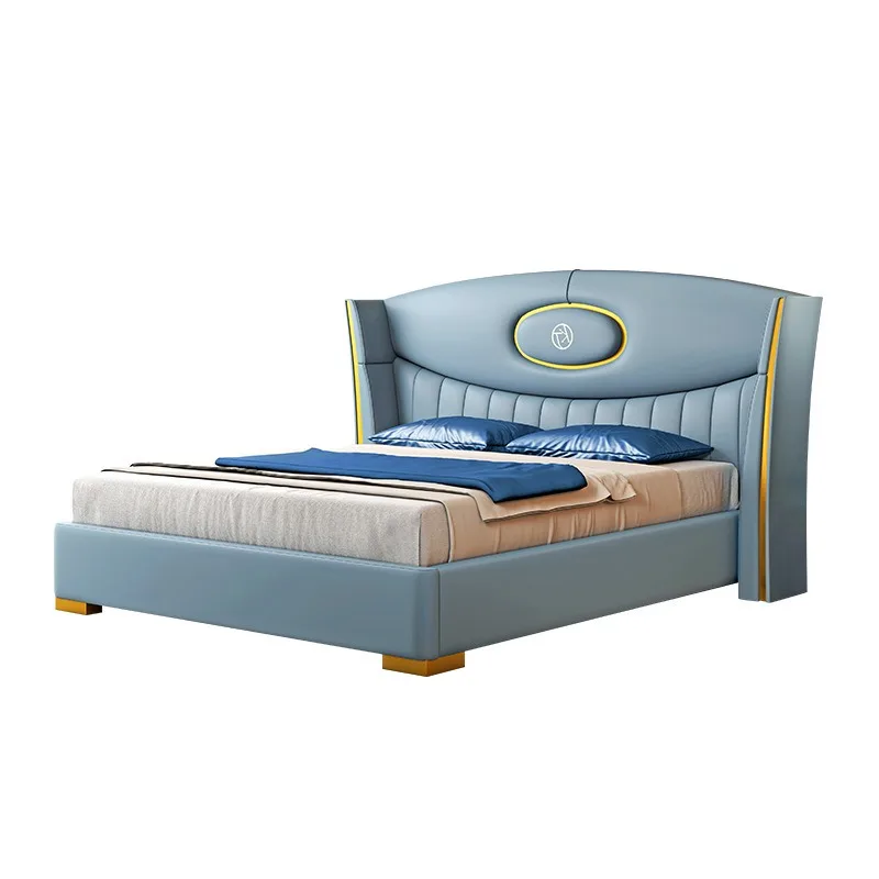 

Master bedroom high-end atmosphere luxury villa bed 1.8 meters double bed