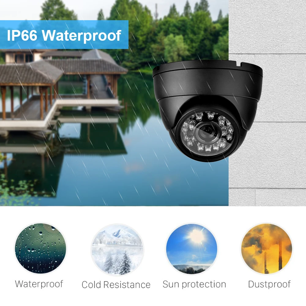 Imagem -04 - Kanture 8ch 4k Cctv Sistema de Câmera 5mp ai Detecção Humana ao ar Livre Indoor Dome Poe ip Câmera Visão Noturna Kit Vigilância Vídeo