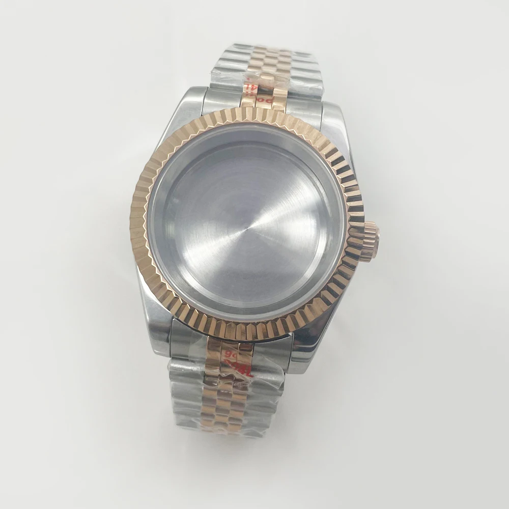 36mm/39mm ouro preto rosegold nh34 nh35 nh36 nh38 nh39 nh70 nh72 eta2824 pt5000 caixa de relógio superior à prova dwaterproof água cristal safira