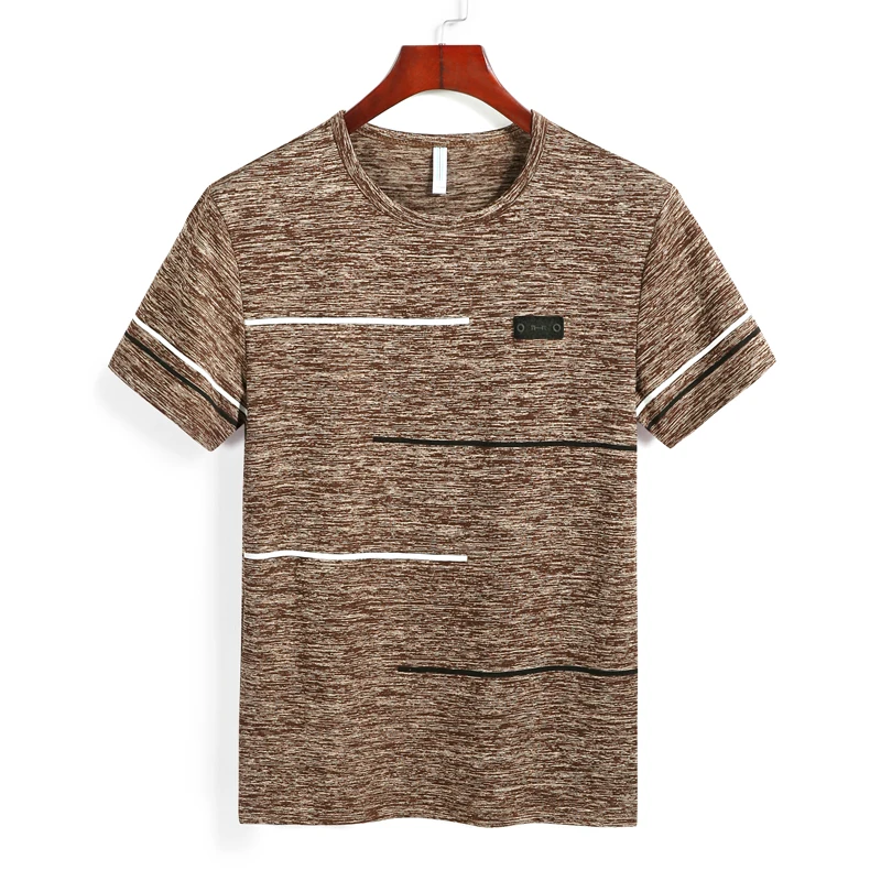Summer T shirts Men Clothing Comfortable Breathable Short Sleeve O-Neck Top Tees Fashion Casual Clothes Plus Size 7XL 8XL 9XL