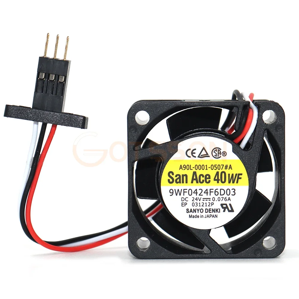 

НОВИНКА Для 9WF0424F6D03 A90L-0001-0507 # Трехконтактный разъем для охлаждающего вентилятора постоянного тока 24В 0.076А для FANUC