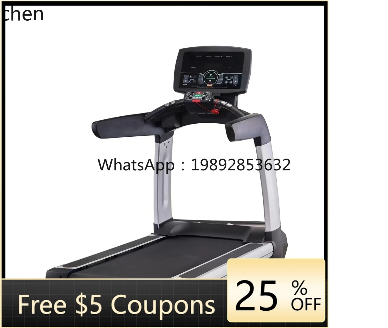 

BB treadmill gym equipment silent multi-function super shock absorption touch screen intelligent treadmill