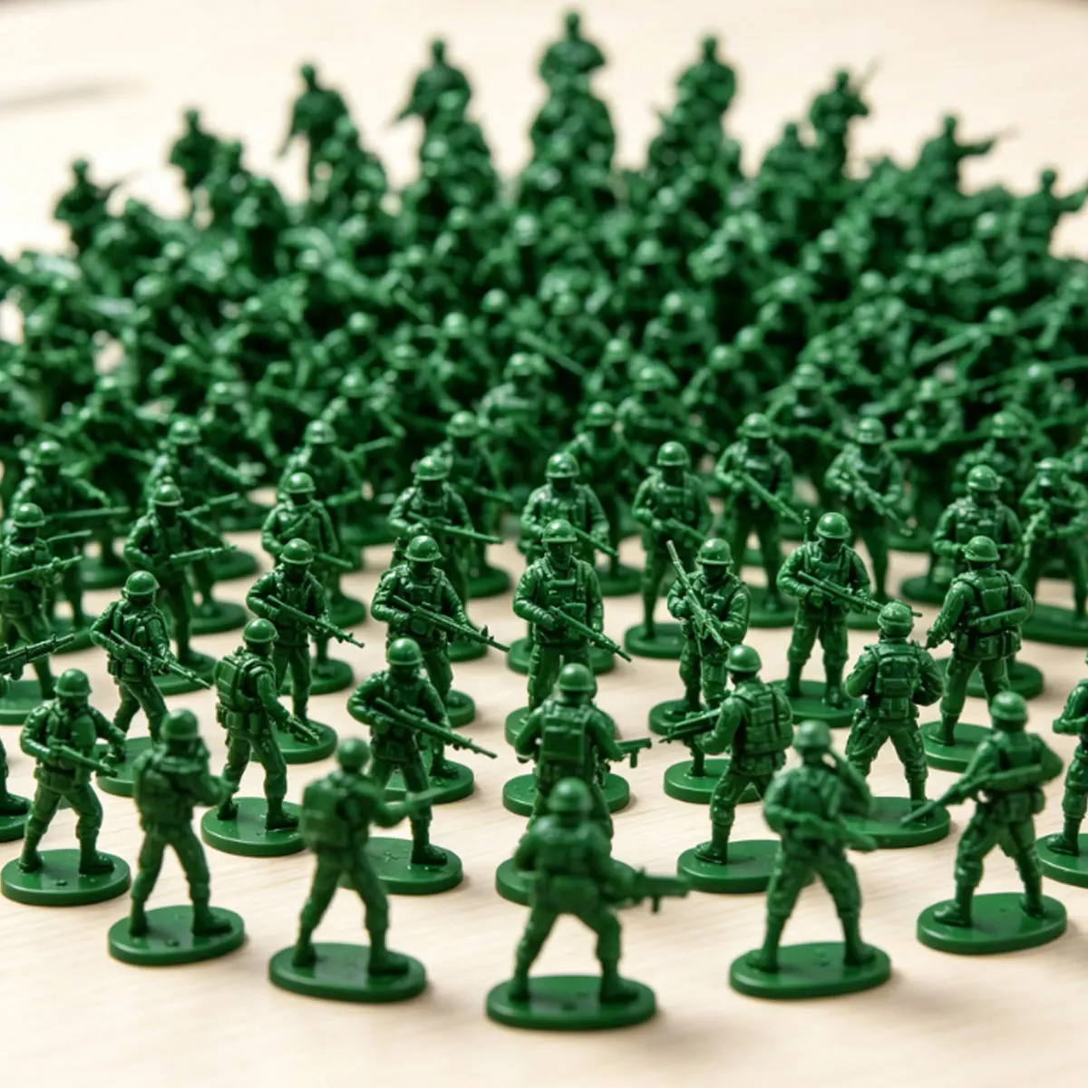 26/52Pcs 5cm Green Mini Military Soldier Miniatures, Sturdy Durable Tactical Army Model Figures,Decor Display Ornaments ZSY