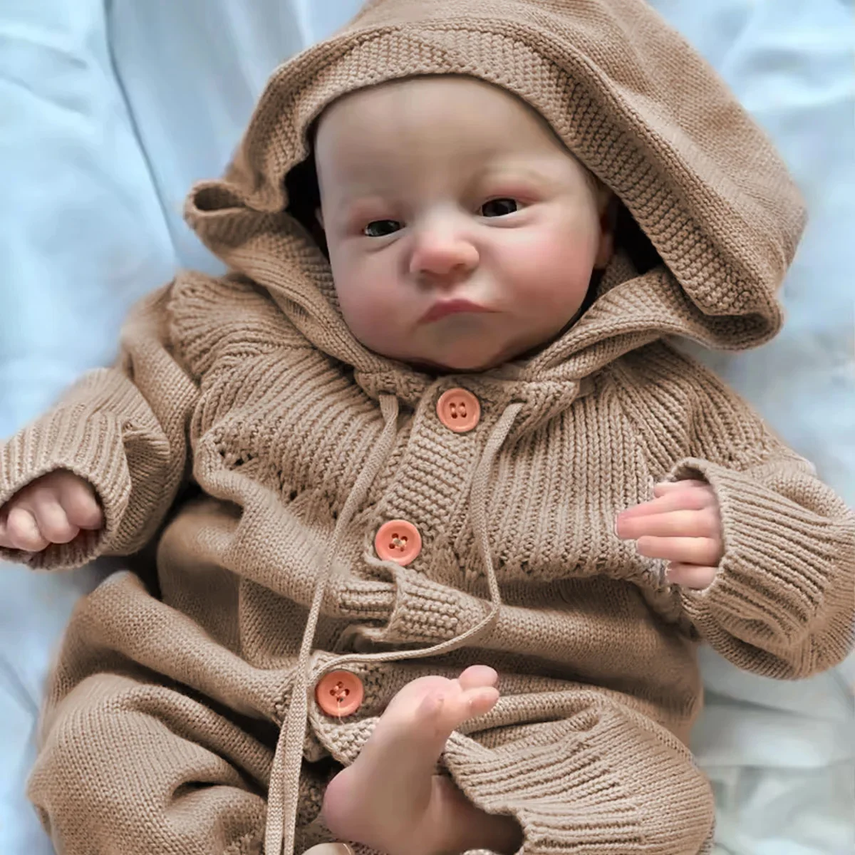 JOYORA Reborn poupée à la main 3D peau Visible veine cadeau jouet Art Collection poupée cadeau d'anniversaire bricolage jouet comme une poupée nouveau-né
