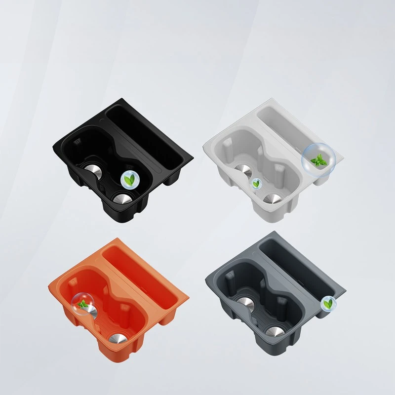 For ZEEKR 7X 2026 Car Central Control Water Cup Holder Anti-slip Waterproof Silicone Water Cup Pad Auto Decorative Accessories 6