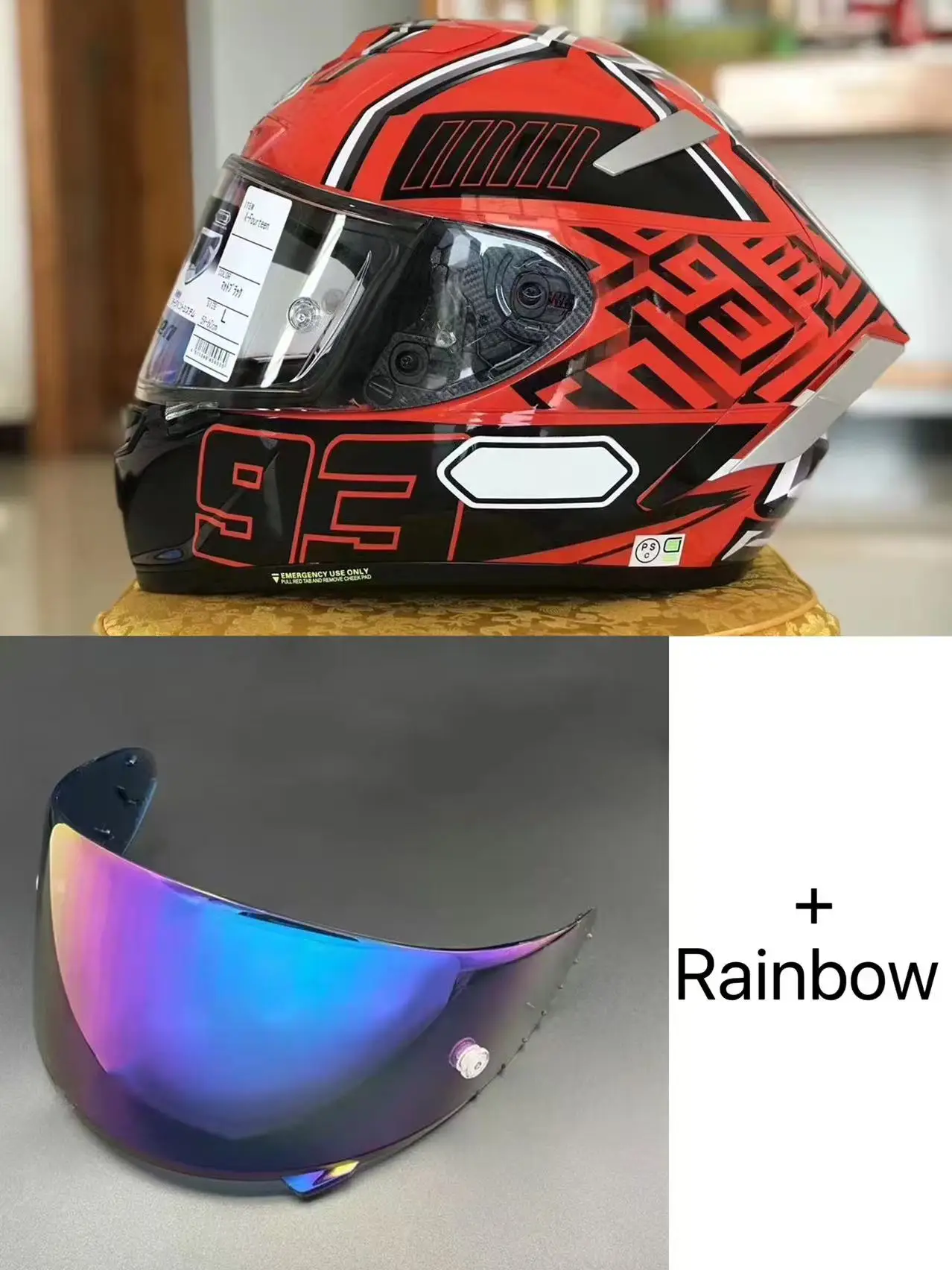 Volledige Gezicht Motorhelm X-14x14 RODE Helm Rijden Motocross Racing Motobike Helm Casco De Motocicleta