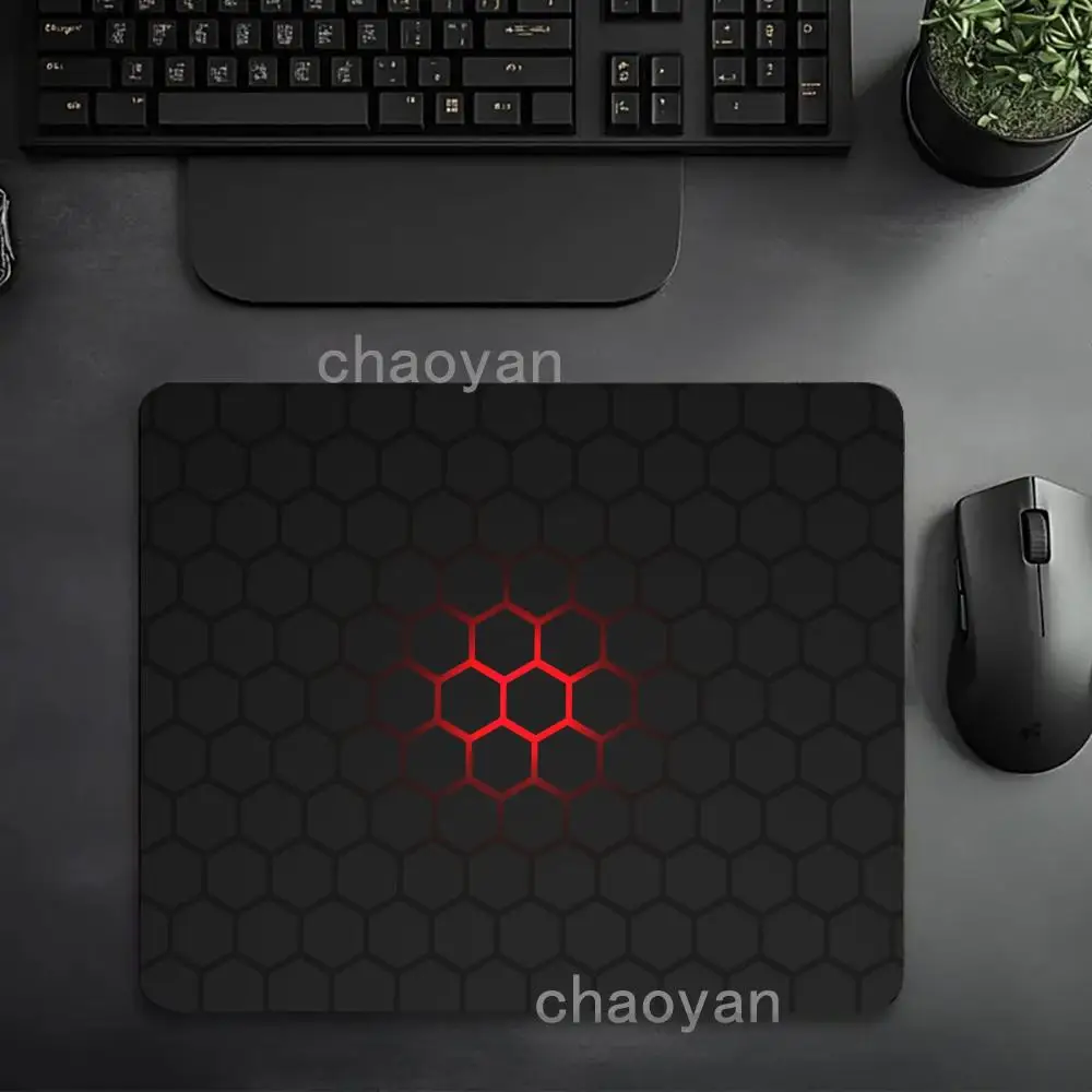 

Honeycomb pattern Mouse Pad Large Computer Office Game Table Mats small Rubber Anti-slip Gaming Keyboard esk Pads