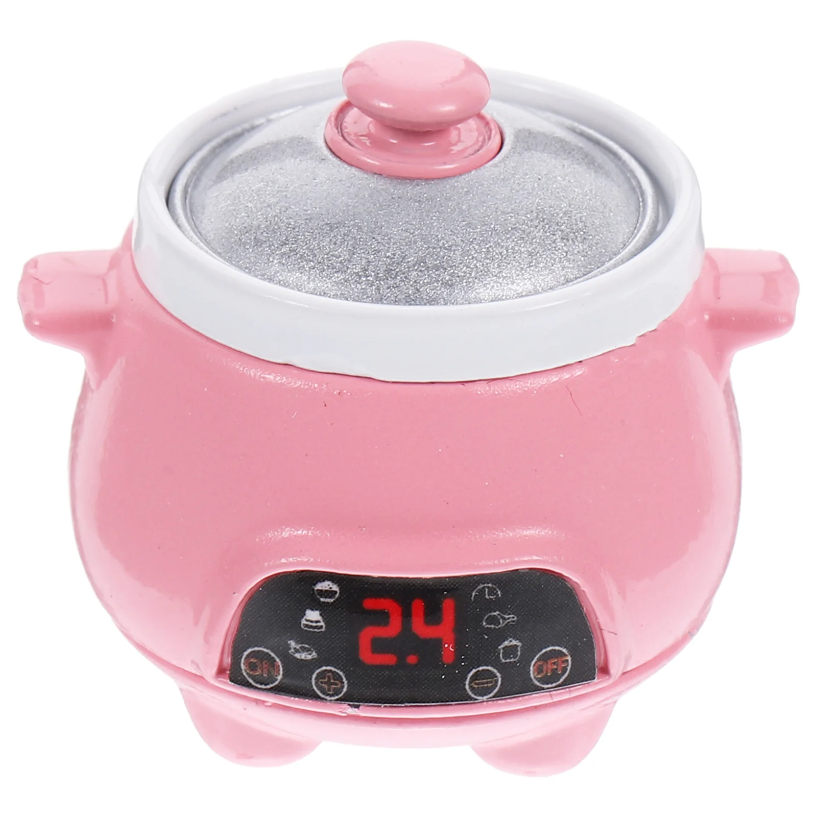 Dollhouse Rice Cooker Cookware Kids Toys Miniature Scene Model Electric Furniture Accessory