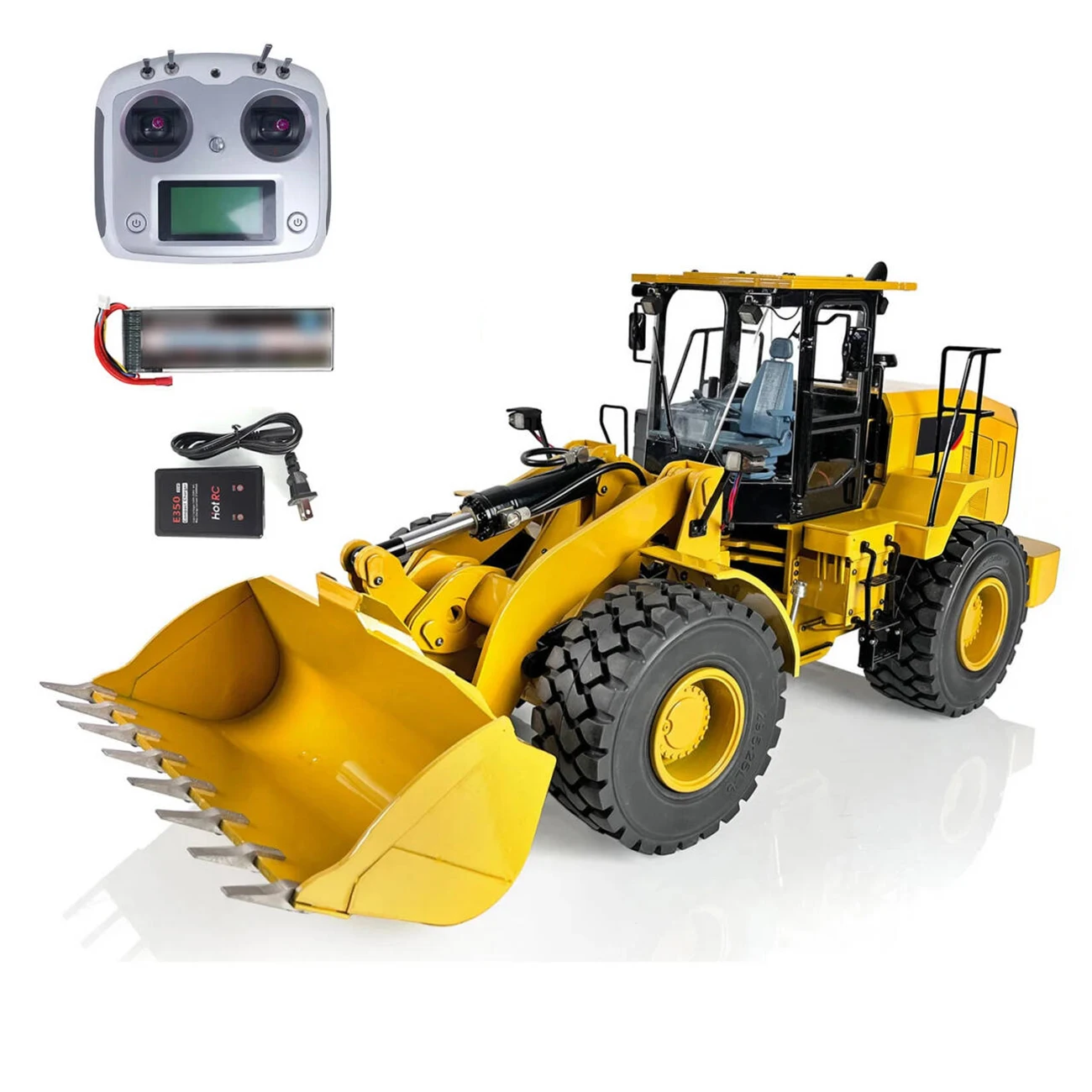 

Гидравлический погрузчик DIM C950 RC, модель 1/12, металлический, RTR, с подсветкой и звуковой системой, инженерная радиоуправляемая модель грузовика-игрушки