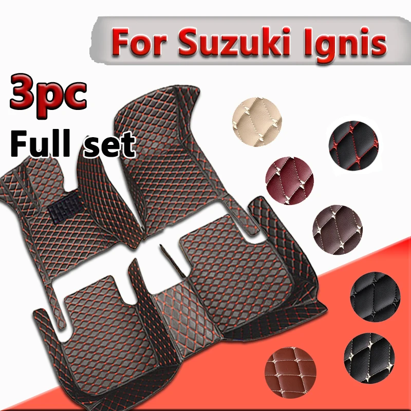 

Car Mats For Suzuki Ignis MF 2020 2021 2022 2023 Auto Leather Floor Mat Durable Rugs Carpets Pads Car Accessories Interior Parts