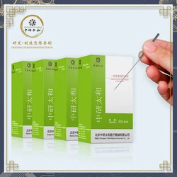 ZHONGYAN TAIHE 2000 Pcs Acupuncture Needle with Tube 4 Boxes 500Pcs/BOX Disposable Sterile Sharp Needle Beauty Massage Needles