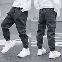 Kids Skinny Jeans Boys Denim Clothing Bottoms Casual Trousers Children Clothes Pants Garments Jeans 4-11 Years