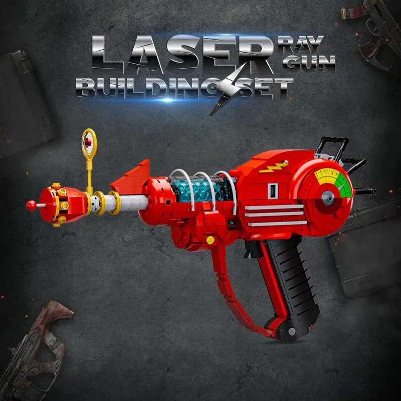 1124PCS MOC Call of Duty Ray Gun Building Blocks Creative Shooting Game Weapons Model Brick DIY Gun Toys Xmas Gift for Adult Kid