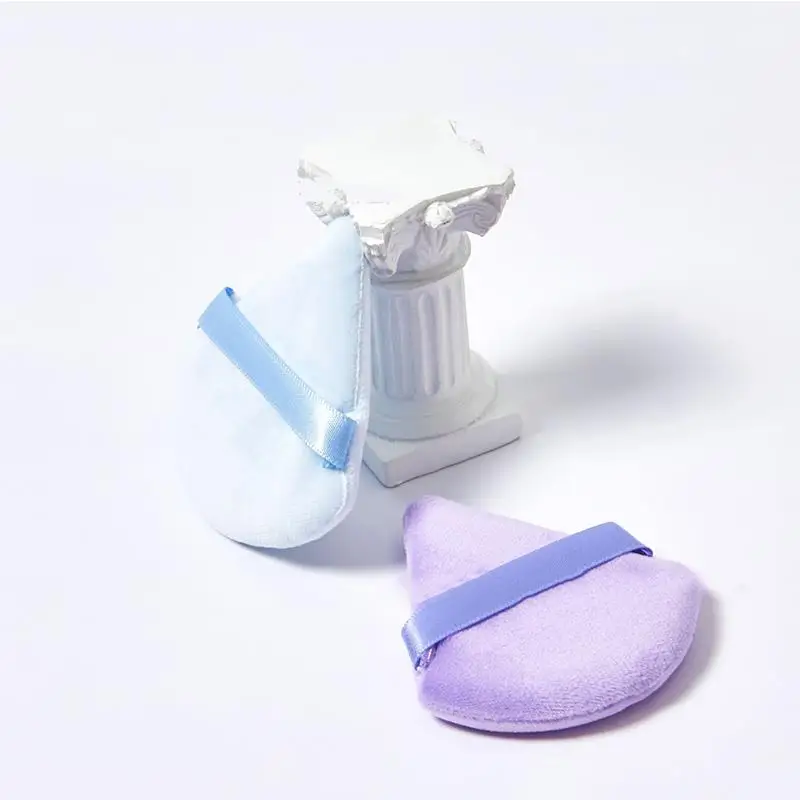 Dreieck Make-Up Puff Trockenen Verwenden Schwamm Samt Puderquaste Kleine Make-Up Werkzeuge Weiche Glatte Schäume Gesichts Liefert Nützliche Spunge