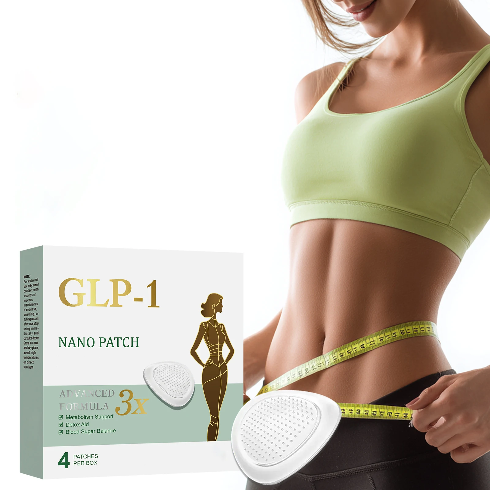 2025 GLP-1-patches Combinatie van hyaluronzuur- en plantenextracten |   Maak je een betere versie van jezelf