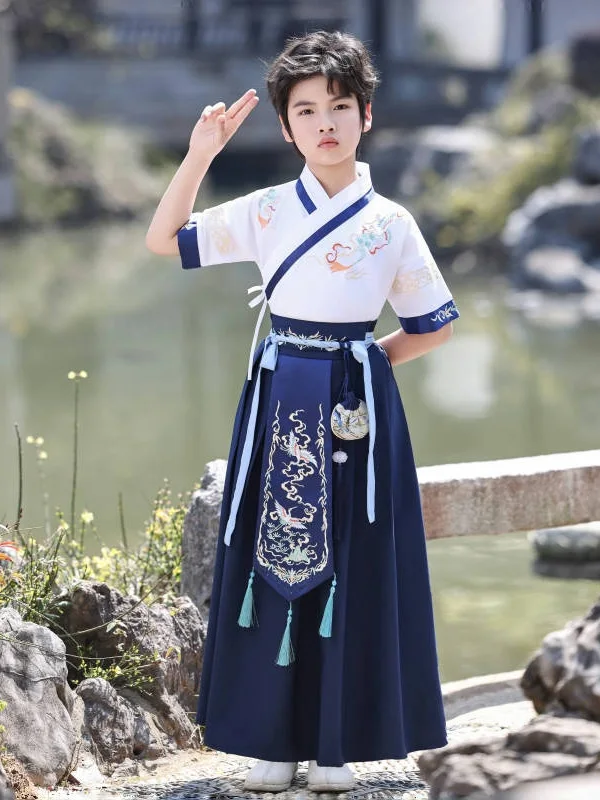 costume-traditionnel-leger-a-manches-courtes-hanfu-pour-enfants-tenue-de-spectacle-tang-pour-garcons-tenue-quotidienne-saison-estivale