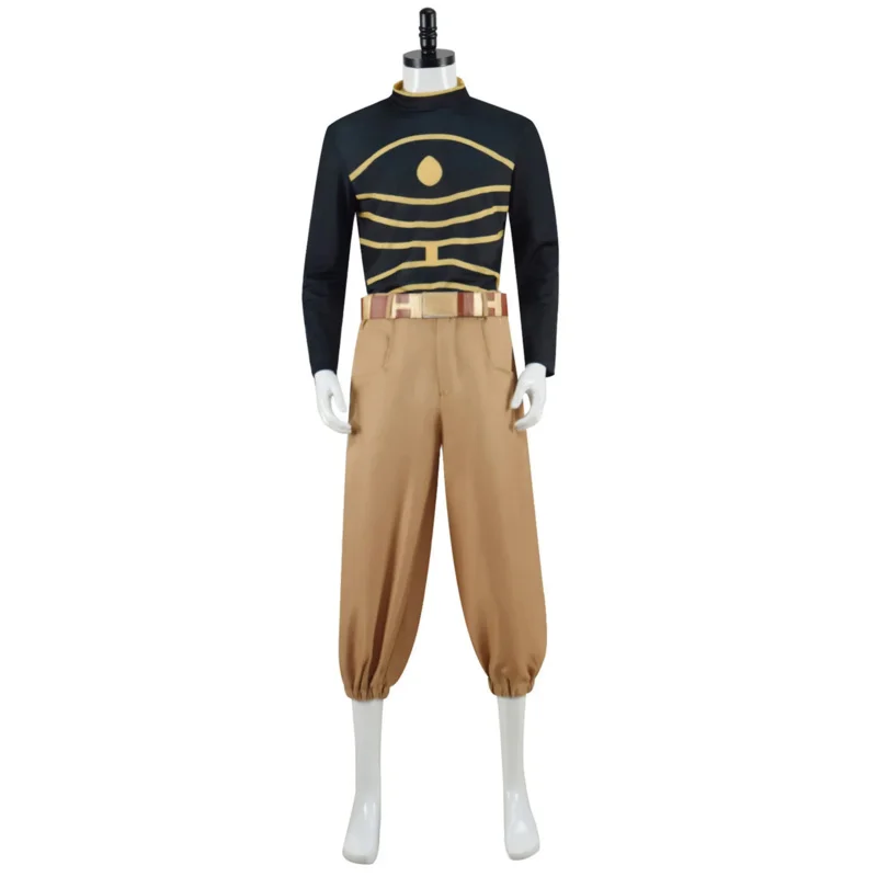 Halloween Hawks Costume Cosplay adulto Mens camicia pantaloni cappotto parrucca abiti festa di carnevale Costume Cosplay