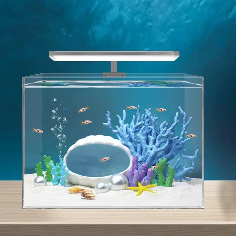 Ceramic Shell Pearl Shelter Fish Tank Landscaping Decoration Aquarium Fish Shrimp Breeding Nest House Spawning Ornaments