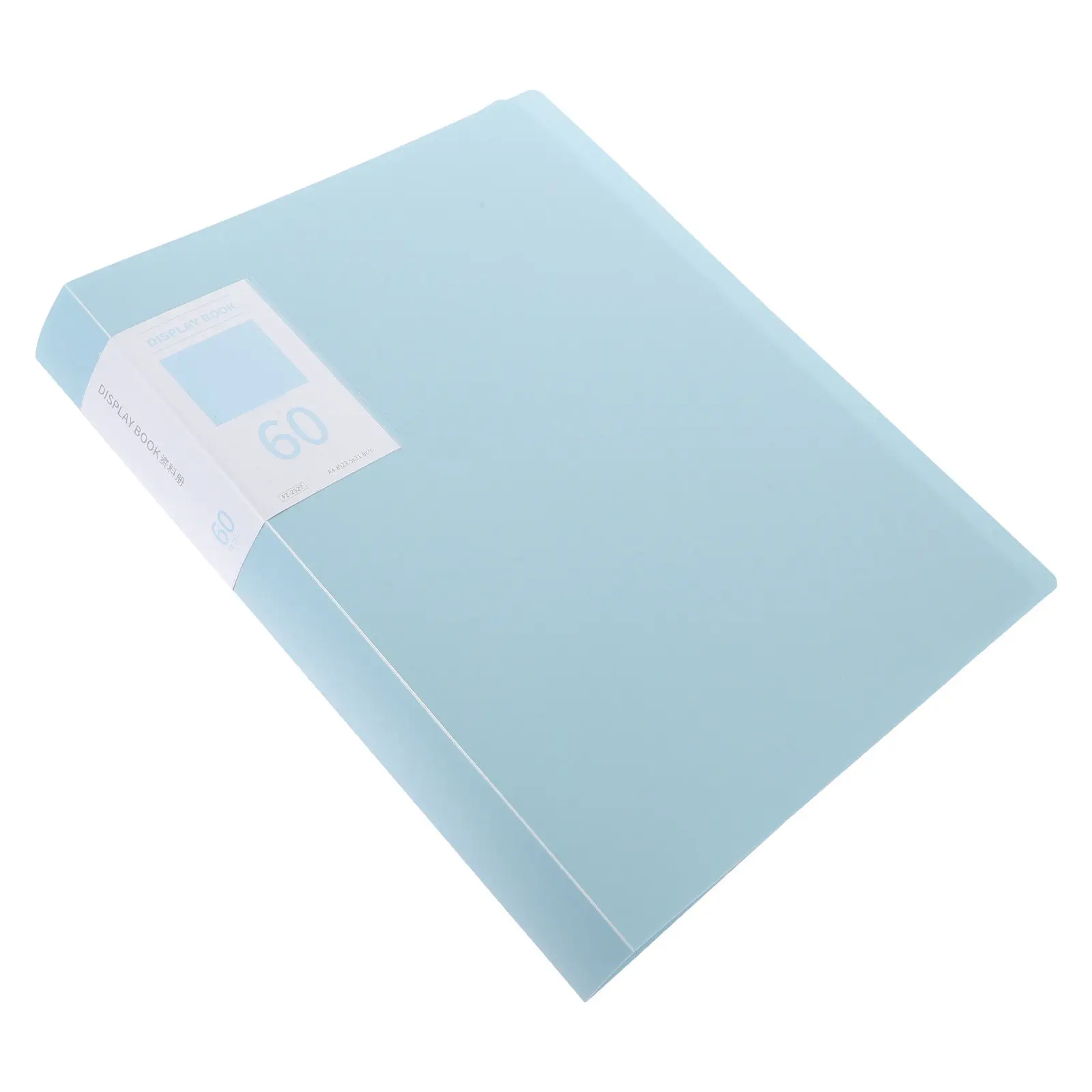 Lightweight Transparent File Folder Display Book for Office Conference Home School Document Storage File Organizer Vertical