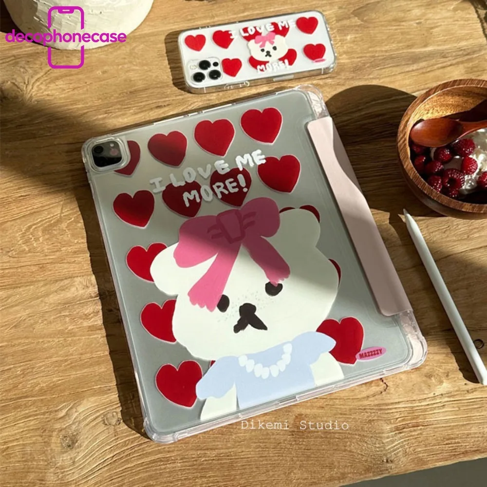 

Cute and adorable little bear With Pencil Holder Case For iPad Case iPad 10th Gen4th 5th 6th Air 4th 5th 10.9 Pro 113rd4th/10.2