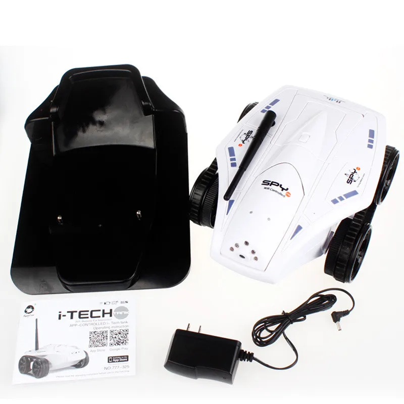 RC Tank Toys Intelligent WIFI FPV With 0.3MP HD Camera 50mins Battery Life Gravity Sensor Wi-Fi RC Tank RC Children\'s Toys Gift