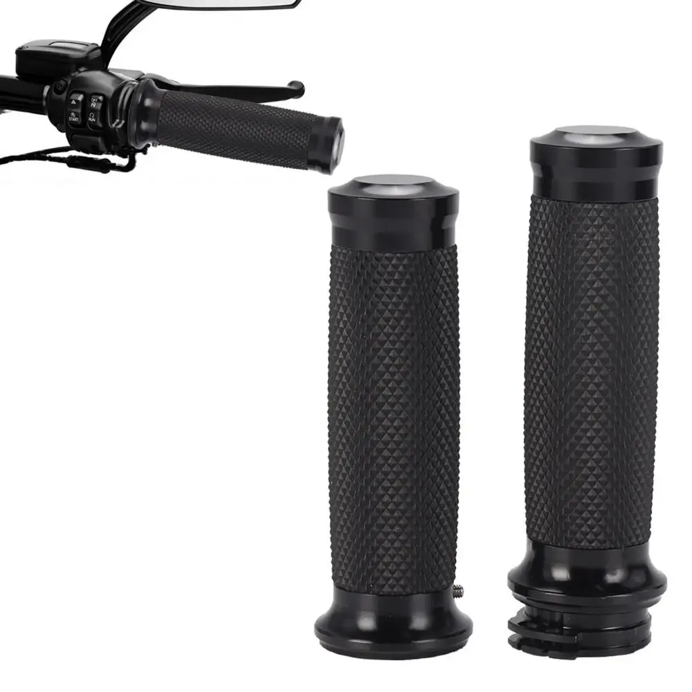 

Anti-Slip Motorcycle Grips Cover Universal High Quality Brake Throttle Grips Handlebar Grip Retro Motorbike Handle Bar