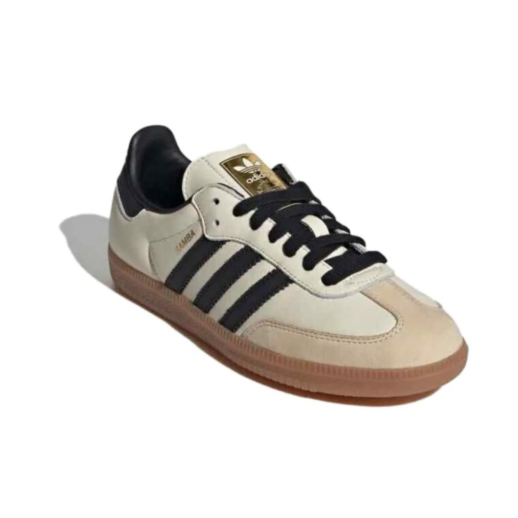 Adidas Original Origins Samba Neutral Low Top Trend Classic Casual Board Shoes Larch Yellow Colorway