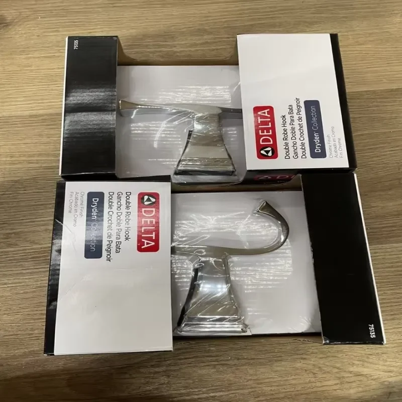 Brand New Ready Stock Brand New 75135 Robe Hook Chrome Lot of 2 *READ* for Plc