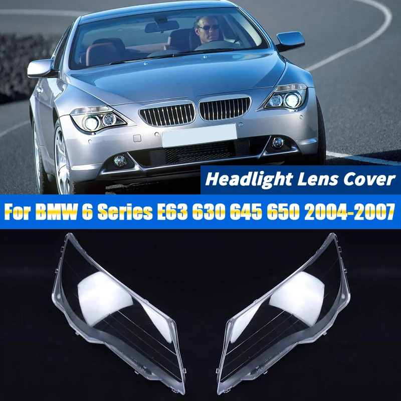 

For BMW 6 Series E63 630 645 650 2004 2005 2006 2007 Car Headlight Cover Cap dust cover for headlights bmw accessories car parts
