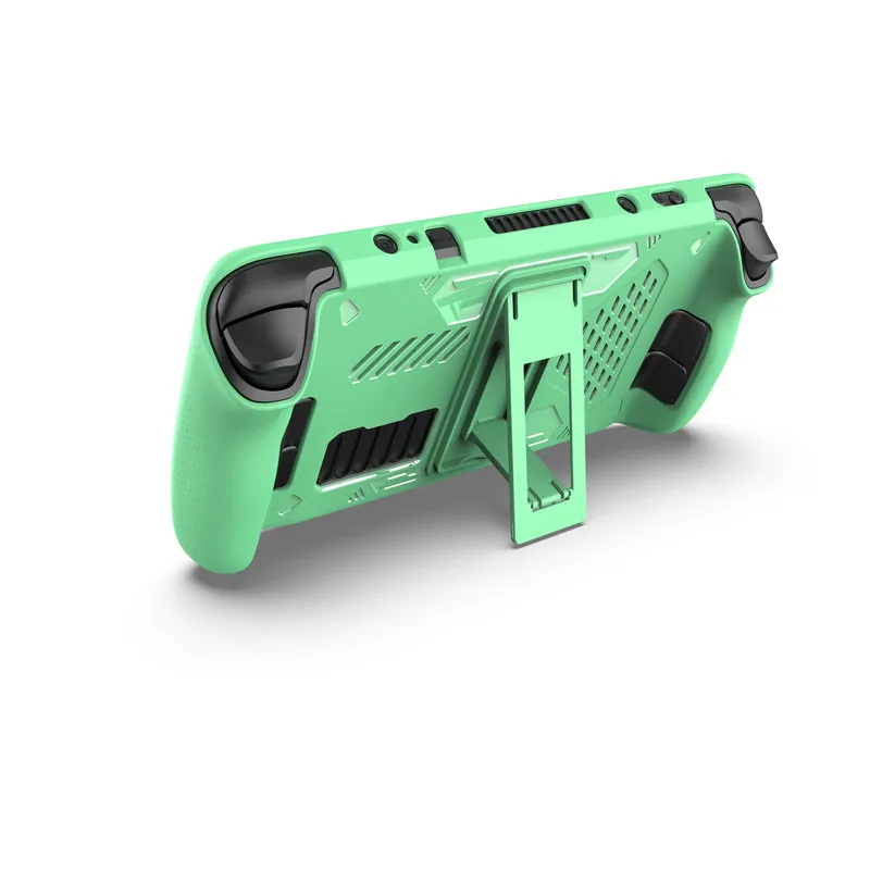 Voor Steam Deck OLED TPU Beschermhoes TPU Cover Voor Steam Deck OLED Game Console Volledige Bescherming met Beugel Cover Shell