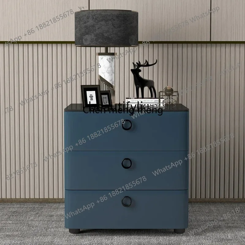 new ZqSolid Wood Light Luxury Bedside Table, High-Grade Storage, Simple Modern ss 26