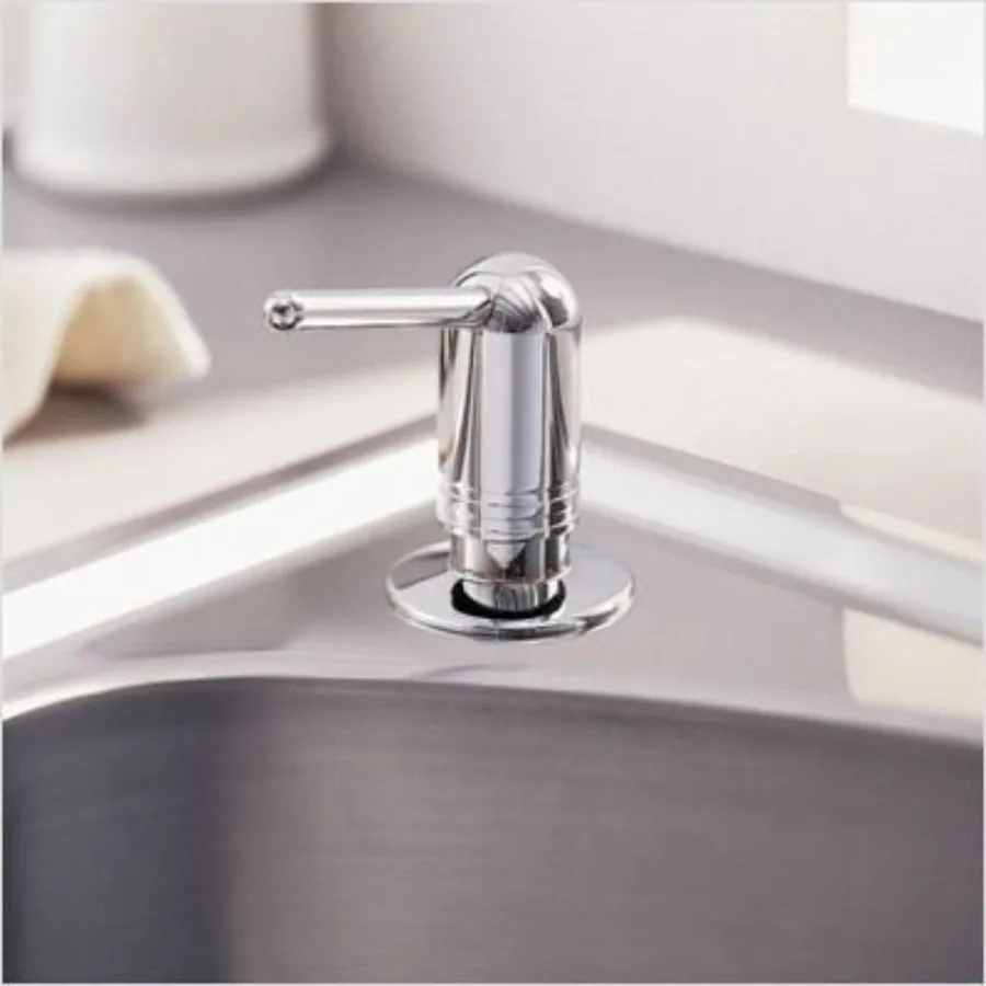 

Настенный дозатор для жидкого мыла из полированной матовой латуни с прочным покрытием для использования на кухне и в ванной комнате