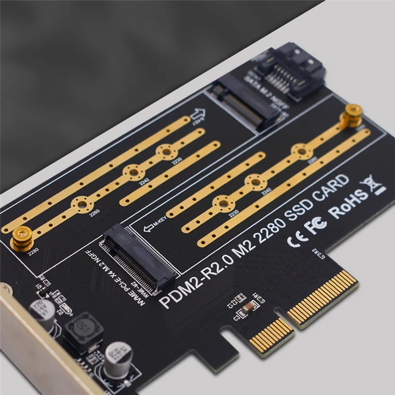 venda-quente-placa-adaptadora-pcie-duplo-m2-nvme-para-pcie-4x-m2-ssd-adaptador-b-m-chave-suporte-pci-express-30-2230-2280-disc